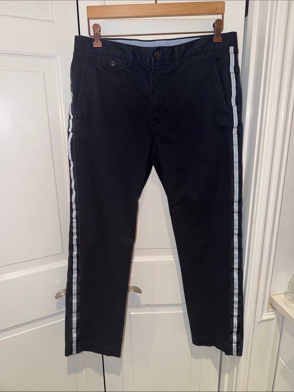 Polo Ralph Lauren Men’s Stretch Straight Fit Chino Trouser with Side Stripe